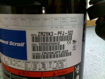 kupować ZR28K3-PFJ-522 1HP Copeland Refrigeration Compressors Scroll Type Compressor online manufacture