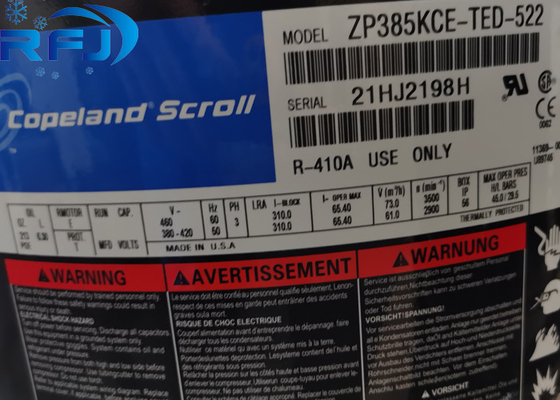 kupować ZP385KCE-TWD-522 Kopeland Scroll Kompresor Chłodzenie do klimatyzacji 3Faza online manufacture
