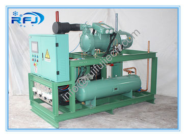 kupować Single Screw Type Compressor Refrigeration Condensing Units / Refrigerator Cooling Unit online manufacture