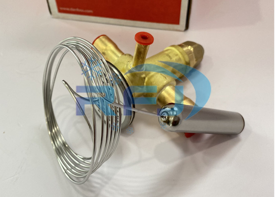 kupować TGE serii 067N2003 Termostatyczne zawory rozszerzające Zakres pojemności 3,5 52 TR/ 12 182 kW dla R410A online manufacture