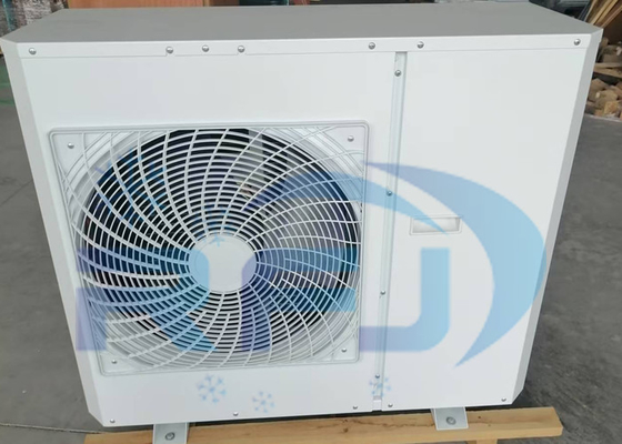 kupować Jednostka wentylatora z plastikowej powłoki średnio-wysokiej temperatury, jednostka kondensacyjna do chłodzenia R404A R22 online manufacture