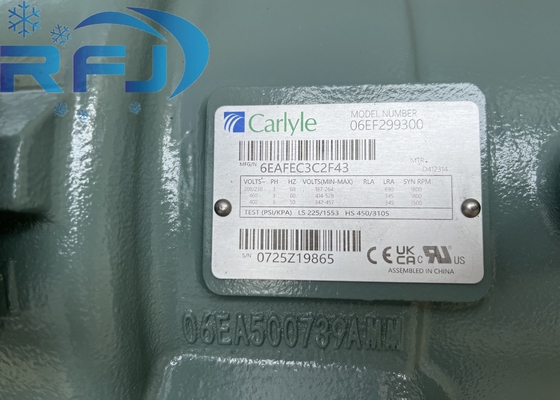 kupować Kompresor tłokowy klasy przemysłowej Carlyle 06EF299300 z próbą PSI/KPA 3 PH online manufacture
