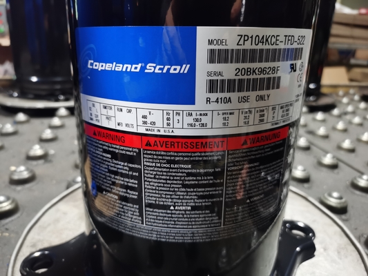 Sprężarka hermetyczna 3HP Copeland Scroll ZB21KQE-TFD-558