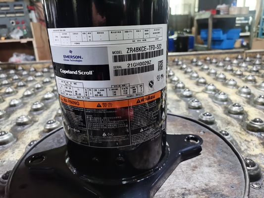 HVAC Copeland Hermetyczna sprężarka spiralna 15HP z zamkniętym tłokiem typu ZB114KQE-TFD-550
