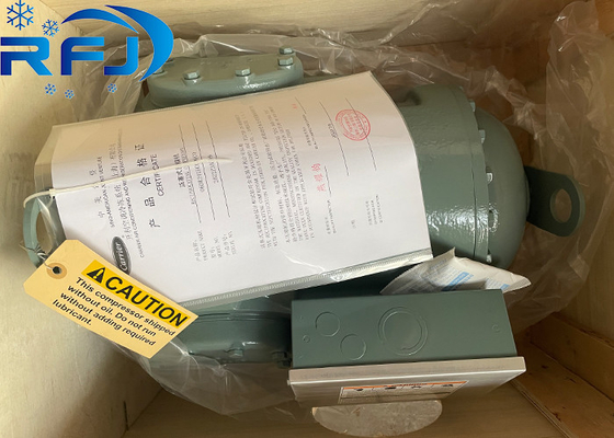 Niskotemperaturowa 06ER099 Półhermetyczna sprężarka Carlyle 30HP 50Hz Kolor zielony / szary