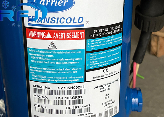 RSH105GR01 S2705H00231 Sprężarka do zbiornika chłodniczego
