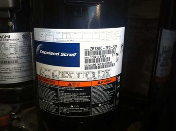 Black Superior Durability 6HP Refrigeration Scroll Compressor ZR72KC-TFD-522