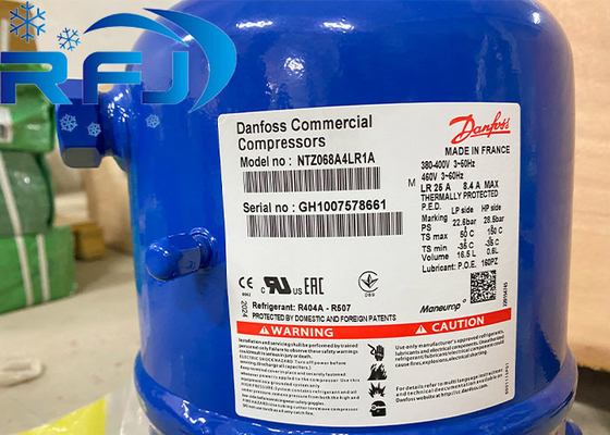 Kompresor chłodniczy z tłokami Maneurop NTZ068A4LR1A Chłodnik R404a-R507