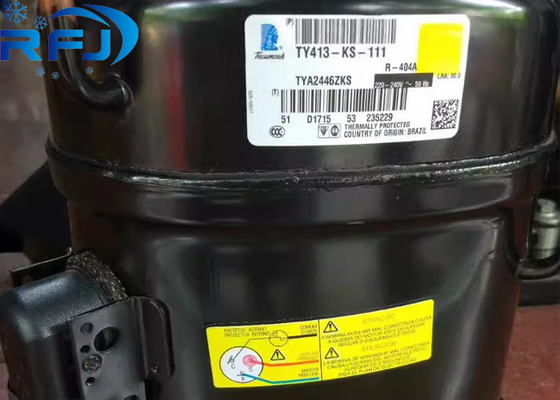 220-240V 1PH 50Hz Sprężarka chłodnicza TYA2446ZKS z ładowaniem olejem o pojemności 525,3 cm3 i konstrukcją hermetycznego tłoka