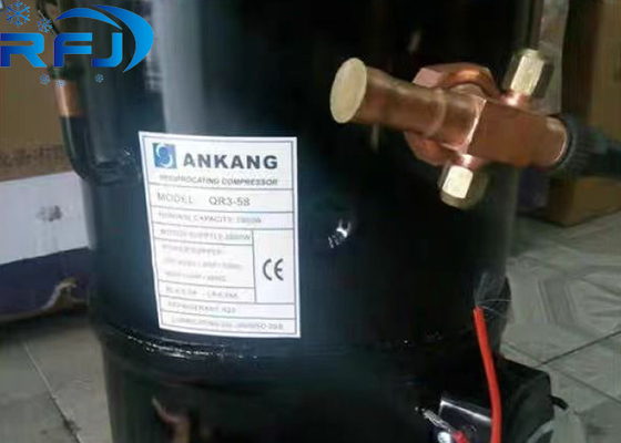 3HP R404a QR3-58 Ankang Hermetyczny tłok kompresor chłodniczy 220-460V 3PH 50Hz lub 60Hz