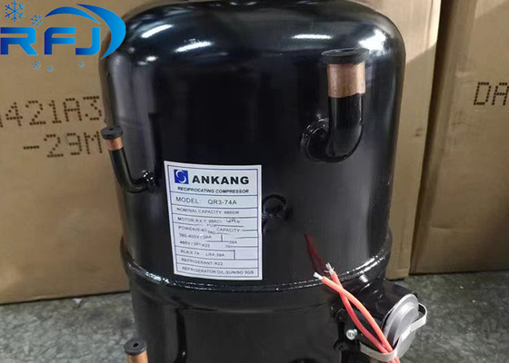 3.5 HP R404a QR3-74A Ankang Hermetic Piston Refrigeration Compressor dla zastosowań 220-380V 3PH 50Hz lub 380-460V 60Hz