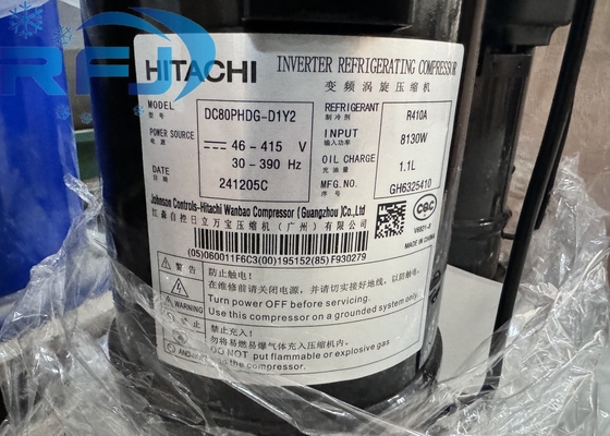 R410A Chłodniczy sprężarka AC HITACHI DC80PHDG-D1Y2 do potrzeb chłodzenia