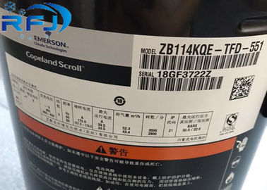 ZB114KQE-TFD 15hp Sprężarka spiralna Copeland ze sprężarką klimatyzacyjną