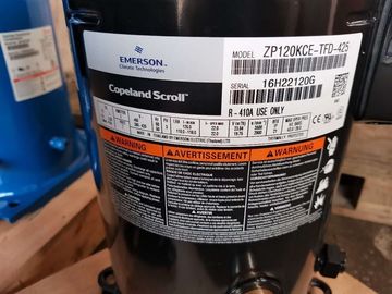 Sprężarka chłodnicza spiralna Copeland Scroll 10HP R410 ZP120KCE-TFD-425