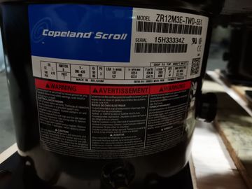 R404 Parownik chłodniczy, hermetyczne sprężarki tłokowe Copeland ZR12M3E-TWD-551