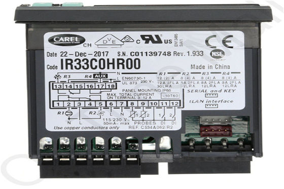 8A CCC Regulator temperatury i wilgotności Carel IR33C0HR00